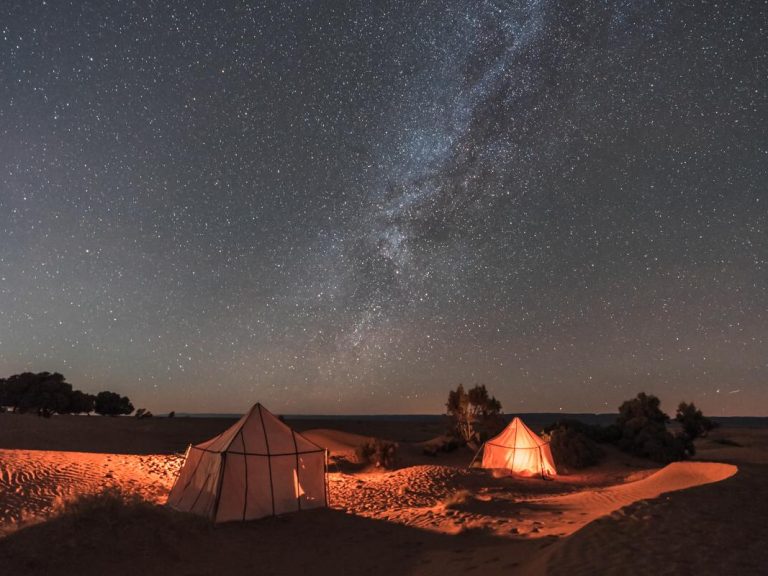 starlit tent | Walking with Nomads