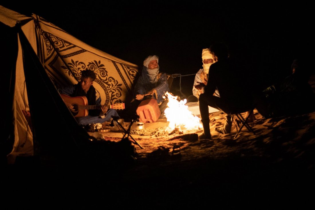 Camp Fire at NIght | Walking with Nomads