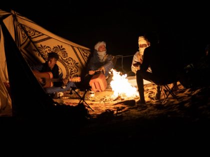 Camp Fire at NIght | Walking with Nomads