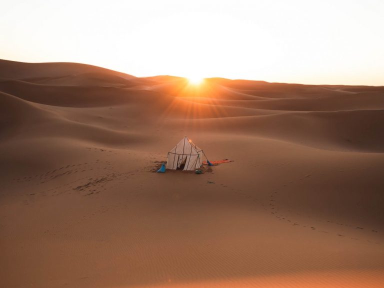 walking with nomads tent